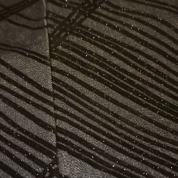 ***** 5 for $25 Ashley Stewart Denim Tank with Velvet and Sparkles - Picture 6 of 6